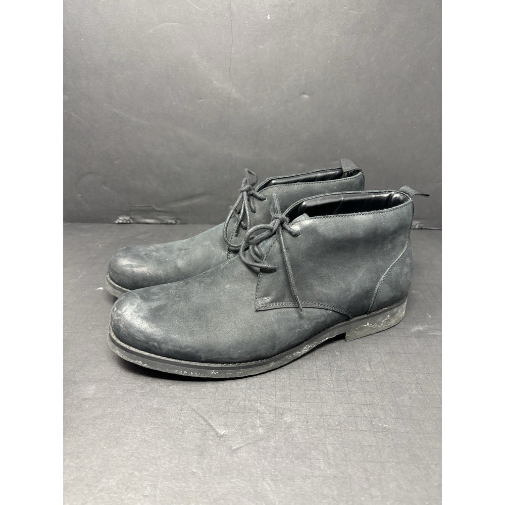 Blondo Gary Waterproof Black Leather Chukka Boots Sz 11M